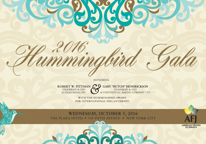 2016 Hummingbird Gala Save the Date